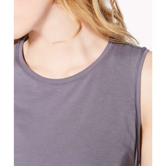 Lululemon Cinch It Tank Dusky Lavender Ruched Side Top Size 6 - Picture 7 of 7